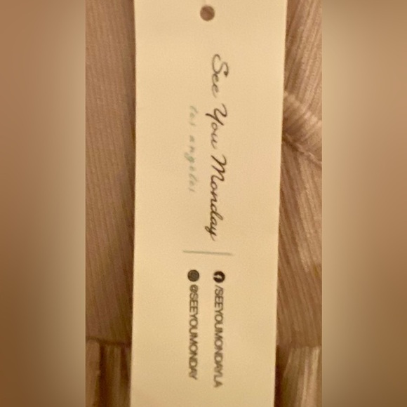 NWT See You Monday Tiered Fit Flare Dress Size Large Tan Knee Length - Picture 2 of 5